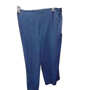 R&M Richards Navy Blue Plus Size Pants - Women's Trousers